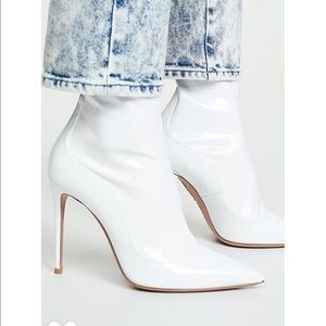 Aquazzura White Booties